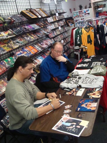Inbetween signing autographs and memorabilia, Al Snow took time for an interview for Missouri Wrestling Revival before leaving The Fan Shop for the training seminar he conducted at Dynamo Training Gym located in St. Louis, MO.
