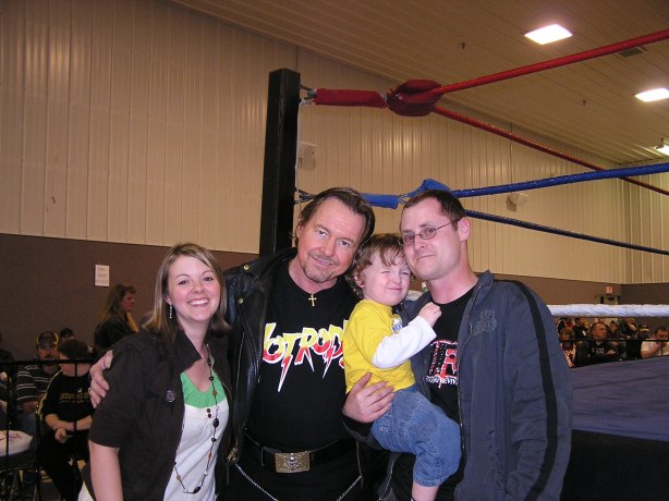 "Rowdy" Roddy Piper told me that I had a wholesome family and to cherish every minute with them.  I'm glad I took him up on his advice.
