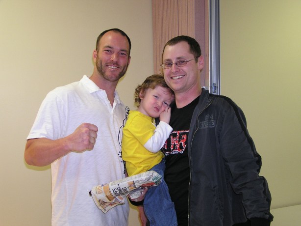 "Superstar" Steve should consider my boy a good luck charm of sorts!