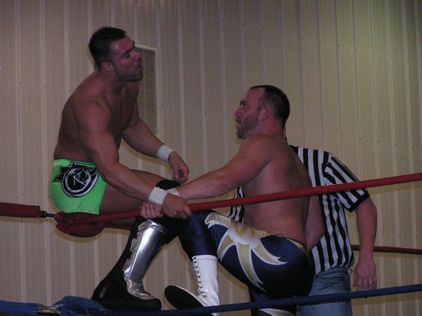 "Superstar" Steve Fender is relentless in his attack...