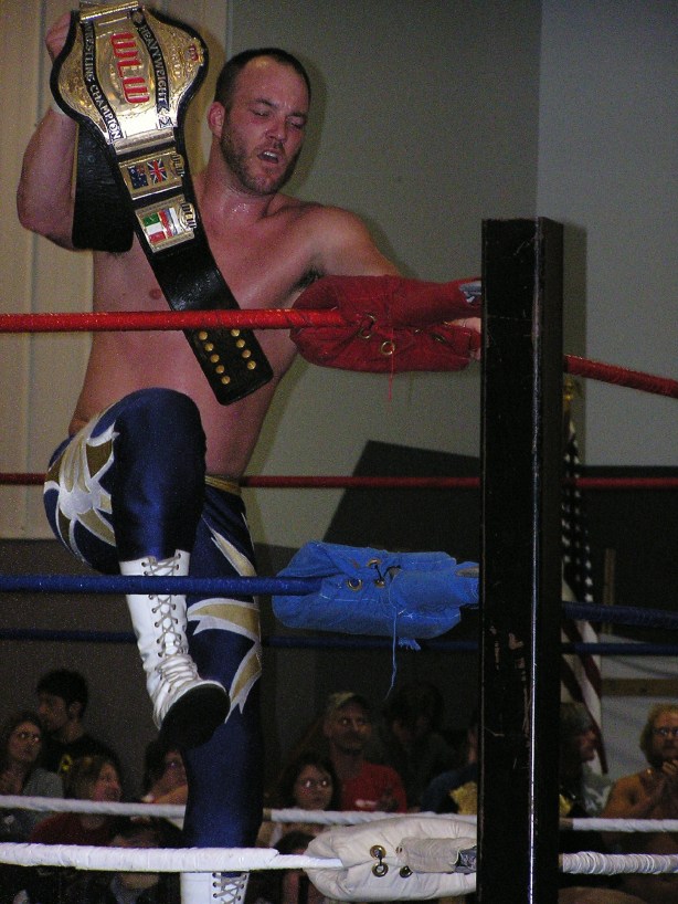 New WLW Heavyweight Champ, "Superstar" Steve Fender.