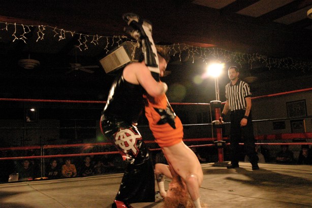 Gary the Barn Owl can strike from anywhere, just ask Arik Cannon (Photo Credit: Michael R Van Hoogstraat)