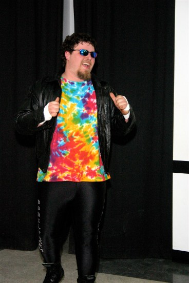 Bobby D enters the ring to take on Blade (Photo Credit : Michael R Van Hoogstraat)