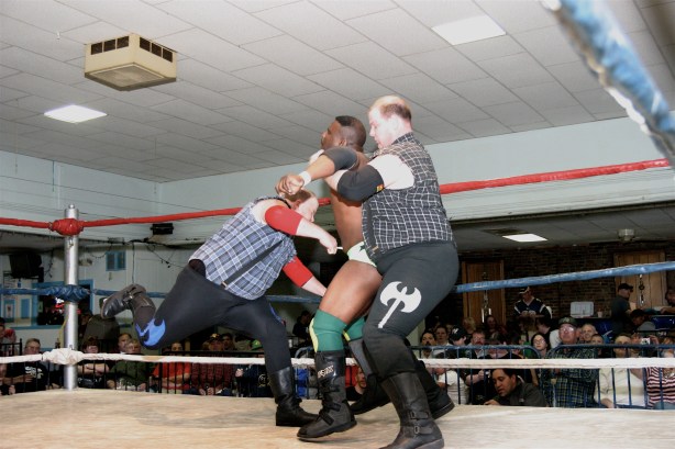 The Lumberjacks are all about double teaming (Photo Credit Mike Van Hoogstraat)