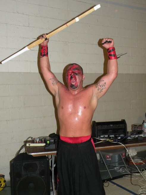 Kahagas celebrates after getting invited to the 2009 Ted Petty Invitational tournament. (Photo Credit Brian “Flair” Kelley)