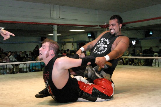 Core stretches Static in the middle of the ring.