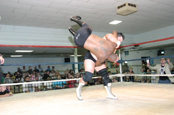 Smith shows signs of what made him a Superstar for so long early in his match with Shaft. 