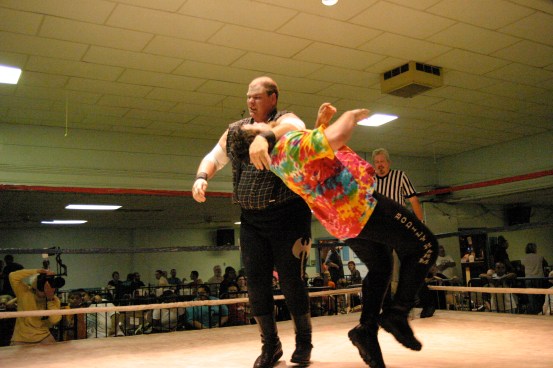 Two powerhouse battled in the main event when Lumberjack Abe met Bobby D