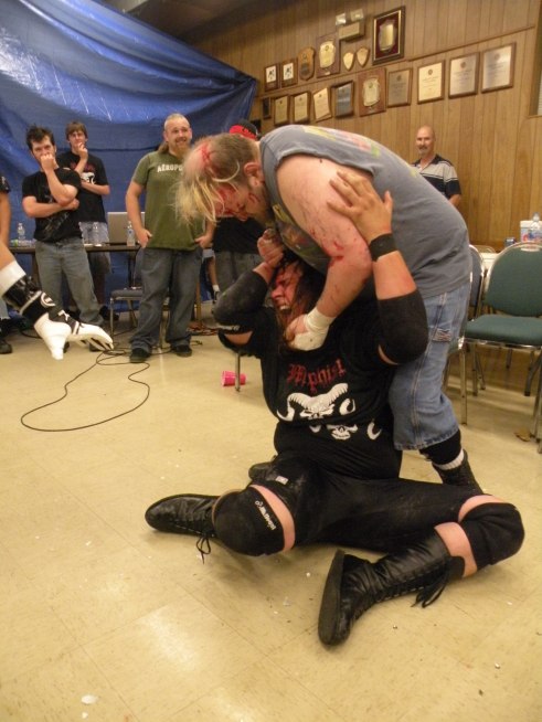 Rotten went after Mephisto full force and seemed to relish in providing Mephisto pain. (Photo credit Brian “Flair” Kelley)