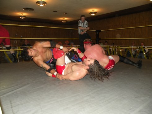 Deliciously Smooth hits the big move for the MECW Championship. (Photo Credit Brian “Flair” Kelley)