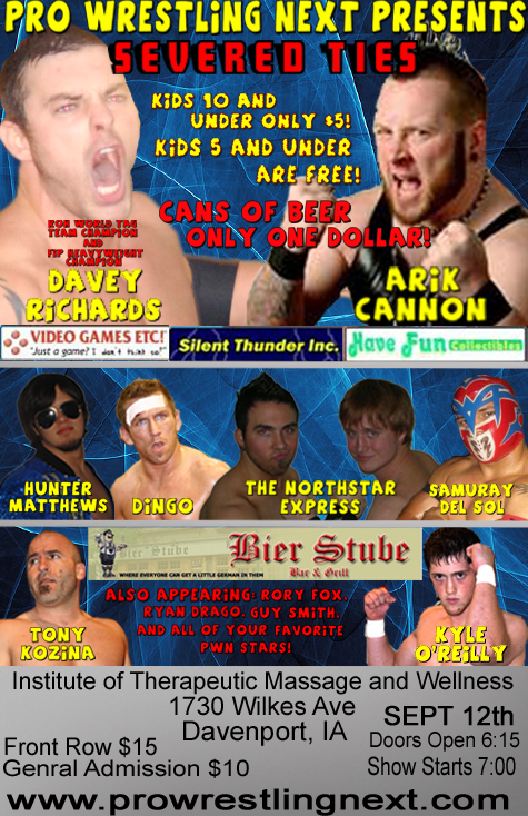 PWN Severed Ties Flier