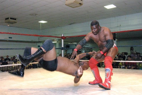 Gary Jackson sends his old rival Shaft up and over.( Photo credit Michael R Van Hoogstraat)