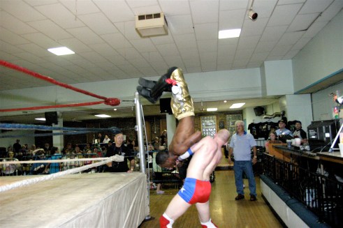  AJ throws caution to the wind. (Photo by Michael R Van Hoogstraat)