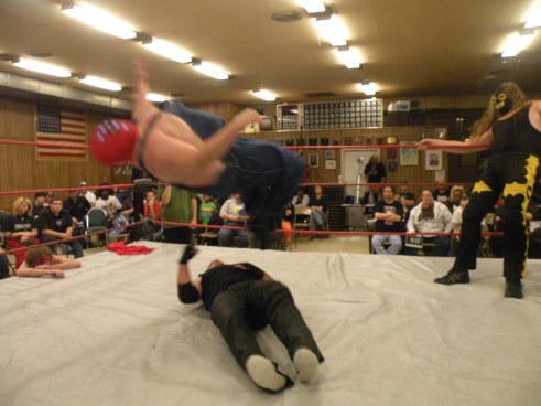 I do not want to be the guy on the bottom when the Dixieland Destroyer comes down(Photo Credit Brian “Flair” Kelley)