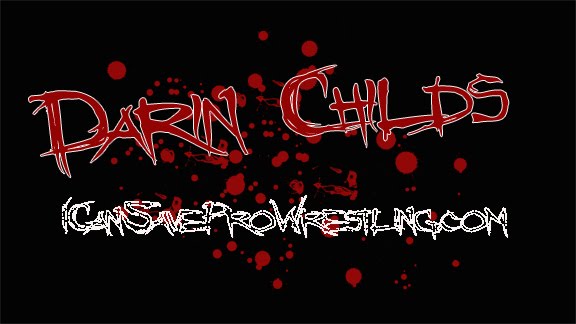 Darin Childs - I Can Save Pro Wrestling Shirt - Blood Splatter - small