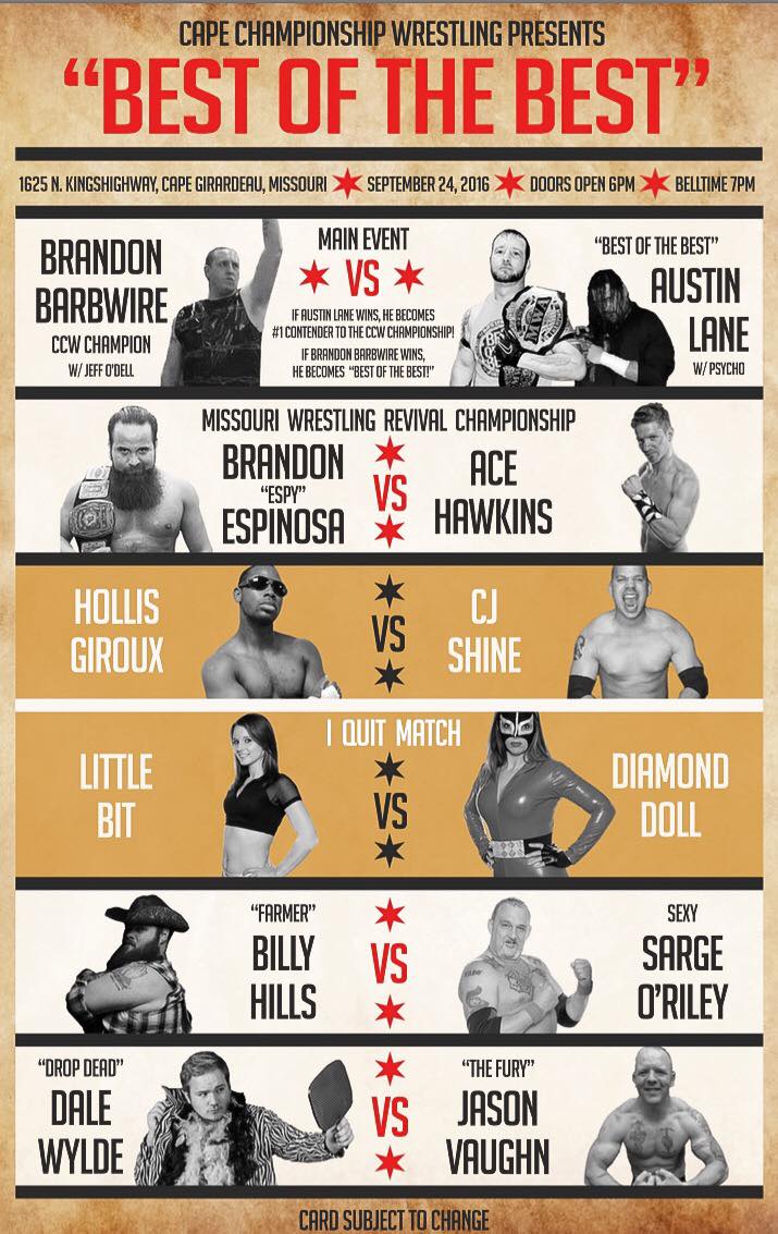 Cape Championship 9/24/16